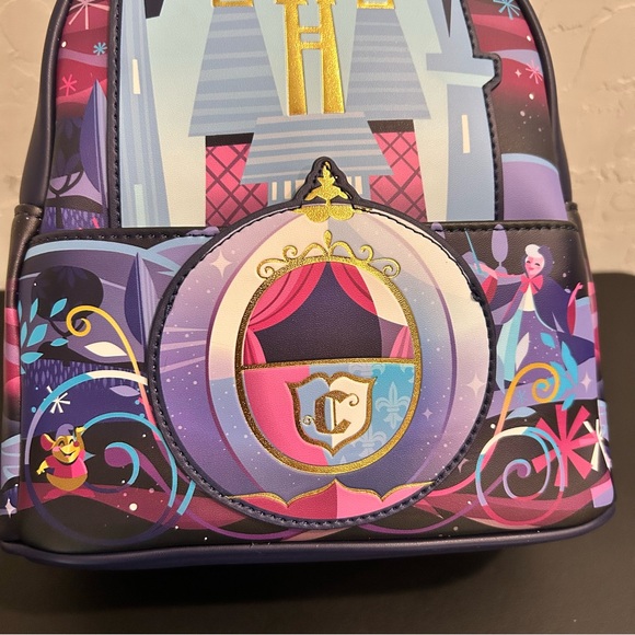Loungefly Disney Cinderella Castle Mini Backpack - Picture 10 of 14
